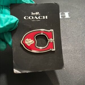 Coach Red pin
